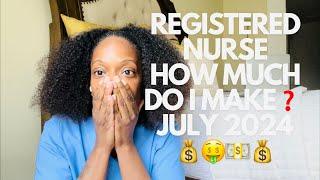 HOW MUCH I MAKE AS A REGISTERED NURSE| My Actual Paycheck| HOW MUCH I MAKE AS A PRN NURSE#nurse