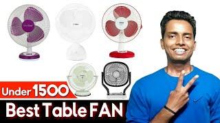 Top 5 Best Table Fan Under 1500 rs !! High Speed Table Fan review 