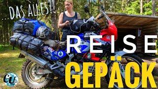 MOTORRADREISE GEPÄCK   | Ich packe mein Motorrad - Was kommt wohin?!