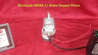 NEMA 17 Brake Stepper Motor | NEMA 17 | Brake Stepper Motor | 5.5kgcm | Stepper Motor | English