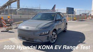 2022 Hyundai KONA EV 75-MPH Highway Range Test / Charge Speed