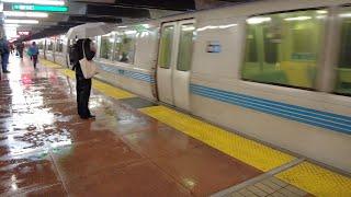 [4K] Riding BART Train During the Atmospheric River Rain Storm (March 14, 2023 Tuesday)