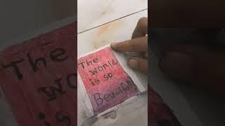Mini wall  art (art by Nadia)#paperwall art