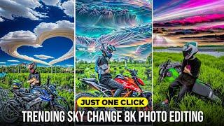 Trending Colorful Sky Photo Editing | Sky Change 8K Photo Editing | High Quality Ai Photo Editing