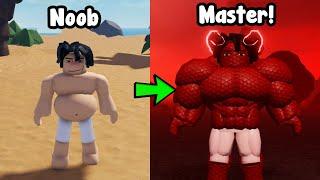 Started Over As A Noob And Became The Strongest In Gym League Roblox!