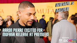 Aaron Pierre Excited For Mufasa Release at Premiere