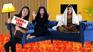 THE FLOOR IS LAVA CHALLENGE | EXTREME FUNNY  | PULLOTHI