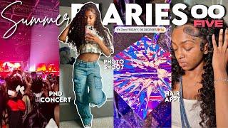 SUMMER DIARIES SERIES FINALE𐙚 ‧₊˚ ⋅|concert,hair,photoshoot,paintroom|THEMIAAMARI