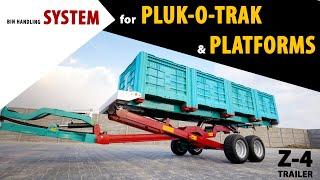 KROLIK Z-4 trailer | Bin handling system