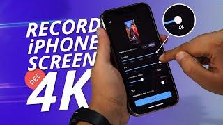 Record Your iPhone Screen & Save it in 4K!