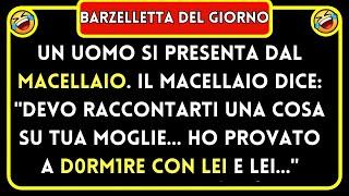 MIGLIORE BARZELLETTA DEL GIORNO!  Un Uomo Si Presenta Dal Macellaio... Tante Risate! 