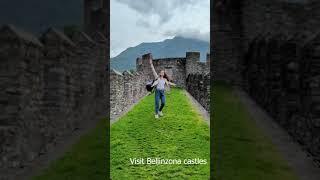 Bellinzona castles. Lake Maggiore. Switzerland