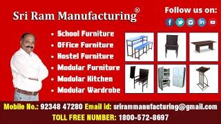 Sri Ram Manufacturing | School/ Office/ Modular Furniture Manufacturer Factory Production Video