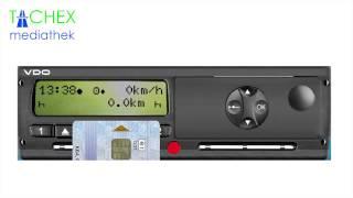 Einstellungen Digitaler Tachograph zu Schichtbeginn bei VDO 1.4 - 2.x