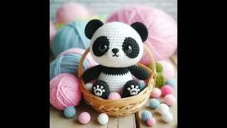 판다인형(a panda doll) #인공지능 #코바늘 #판다 #인형 #판다인형 #코바늘인형 #푸바오 #ai #craft #crochet #panda #doll #animal