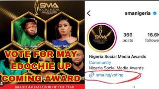 VOTE FOR MAY EDOCHIE UP COMING AWARD