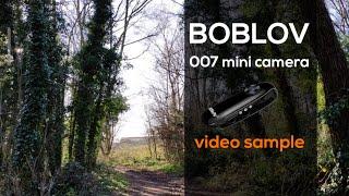 BOBLOV 007 mini camera video sample