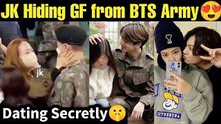 JK Caught Hiding GF from BTS Army  BTS JK Dating Confirmed  BTS Jungkook Girlfriend Revealed ️