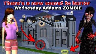 There's a new secret building, Wednesday Horror's house ||SAKURA SCHOOL SIMULATOR MOVE