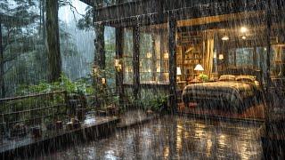 【2M】 Cozy Bedroom in the Rainy forest ️| Let window open to a deep sleep instantly 