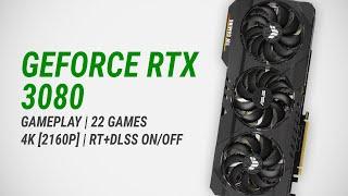 GeForce RTX 3080 w/ Ryzen 7 3800XT | Gameplay in 12 games in 4K