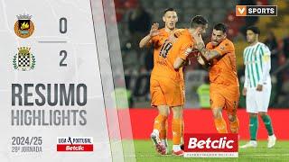 Resumo: Rio Ave 0-2 Boavista (Liga 24/25 #28)
