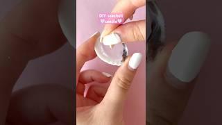 DIY seashell candles