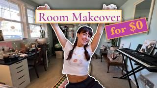 A Vibey Room Makeover..for ZERO flippin' dollars :)