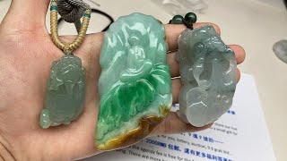 #翡翠#缅甸天然翡翠#jade#天然缅甸玉石a貨翡翠珠宝代购直播中,natural jade jewelry live, China,green jadeite