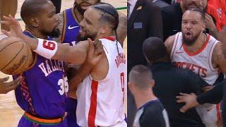 Dillon Brooks Ejected after Tries to Fight Kevin Durant! Rockets vs Suns