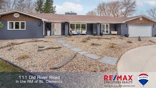 House for sale at 111 Old River Road in the RM of St. Clements Manitoba