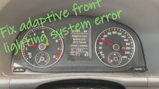 How to fix: Adaptive front lighting system (AFS) failure