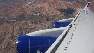 Rare Cubana Ilyushin IL-96 take off from Madrid