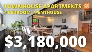 Singapore Condo Property Home Tour - Townhouse Apartments @ Cavenagh Road District 9 ($3.18M)