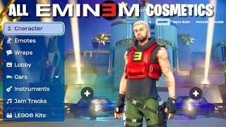 All EMINEM Fortnite Skins, Emotes, and Items Collection (2023 - 2024)