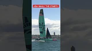 WHAT A START FOR USA  #sailgp