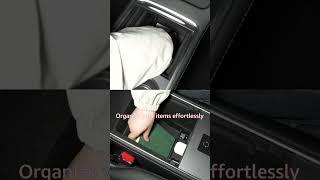 BASENOR 2025 Upgrade Lower Center Console Organizer Tray for Model Y & Model 3