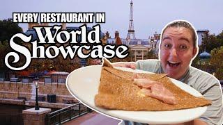 I'M EATING AT EVERY RESTAURANT IN EPCOT'S WORLD SHOWCASE- Le Creperie de Paris & Test Track