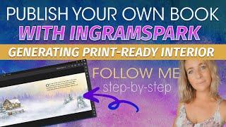 Generating a Print Ready Interior File for Ingram SPark