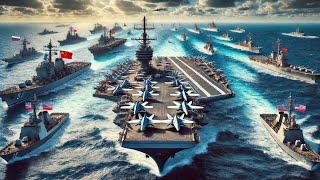 Breaking: US Warships Surrounded by China & Russia in High-Stakes Standoff!