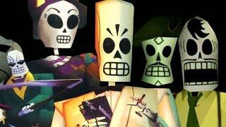 Grim Fandango Remastered PS4 Storytastic Gameplay - PSX 2014