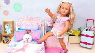 Doll new bedroom! 25 min Play Toys creative ideas