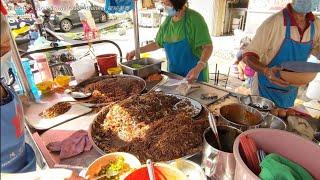 槟城管制令2.0早上巴刹经济炒米粉路边摊美食便宜好吃 Penang MCO2.0 morning food market stalls economy fried bee hoon yummy