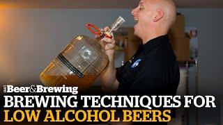 Brewing Techniques for Low Alcohol Beers