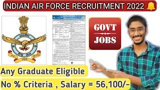 Indian Airforce Recruitment 2022