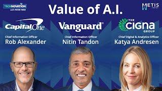 Advancing Data Strategy & AI ROI: Insights from Capital One, Cigna, & Vanguard | Technovation 925