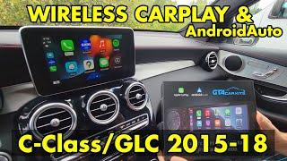 Wireless CarPlay and AndroidAuto in Mercedes C-Class GLC-Class 2015 2016 2017 2018 2019 NTG5