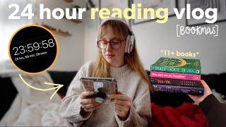 How much can I read in 24 hours?  24 hour reading challenge! | Bookmas day 9 [vlogmas]