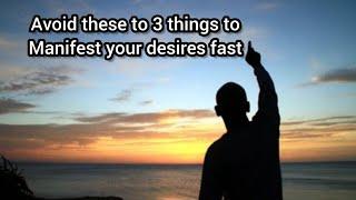 Avoid these things to manifest your desires fast |Wealth Mindset Hub|Malayalam|