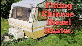 installing a Chinese Diesel heater in a Retro caravan. Plus Will it work.